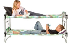 Disc-O-Bed Kid-O-Bunk Block Pattern Stockbett -Cresp Camping Geschaft 277727 2290835