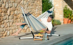 LA SIESTA LaSiesta Nautico Stahl-Hängemattengestell Für Doppel-Hängematten -Cresp Camping Geschaft 288821 2282444