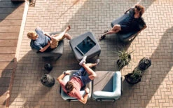 One Bar Element 2 Aufblasbarer Sessel / Sitzelement Black / Grey -Cresp Camping Geschaft 365723 2596807 1