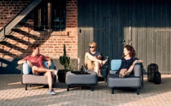 One Bar Element 2 Aufblasbarer Sessel / Sitzelement Light Grey / Red -Cresp Camping Geschaft 365735 2596813 4