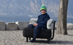 One Bar Element 1 Aufblasbarer Sessel / Sitzelement Dark Grey / Blue -Cresp Camping Geschaft 365744 2413685