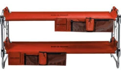 Disc-O-Bed Kid-O-Bunk Kinder Camping Stockbett Inkl. Seitentaschen Rot / Silber -Cresp Camping Geschaft 378506 2375672 1