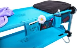Disc-O-Bed Kid-O-Bunk Kinder Camping Stockbett Inkl. Seitentaschen Rot / Silber -Cresp Camping Geschaft 378641 2375573 1