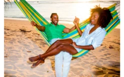 Amazonas Hängematte Barbados 230 X 150 Cm Lemon -Cresp Camping Geschaft 623371 4358019 2